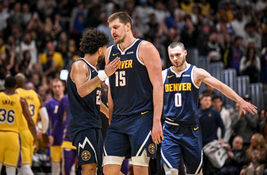 [图]约基奇28+12+13詹姆斯里程碑 掘金力克湖人